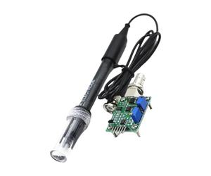 ECMQS Convertisseur de base acide avec boîtier ABS permanent | Électrode non rechargeable pour la détection des bases acides liquides, pour un usage domestique et pour