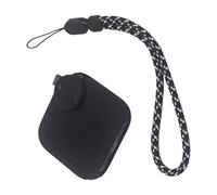ECMQS Coque en silicone lavable pour travail D3200 Voix, noir | Protection de la peau, petite taille et élégante avec cordon, ajustement flexible, texture antidérapante et prise en main