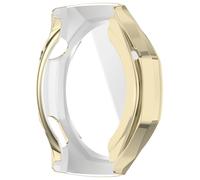 ECMQS Coque intégrale pour Watch GT6 - Résistante aux rayures - Or clair | Protection complète du pare-chocs, anti-poussière, coque de rechange anti-rayures pour une installation facile
