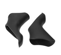 ECMQS Couvre-capot de levier de frein pour vélo de route | Paire de rechange en silicone noir pour levier de vitesses ST-6600 ST-5600 5601 5603 6601 6603 listés