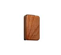 ECMQS Désodorisant pour intérieur de voiture en bois, ambre, A | Désodorisant en bois pour l'intérieur de la voiture pour une élimination efficace des odeurs, support à clip pour pare-soleil