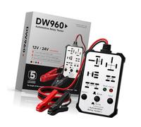 ECMQS Détecteur de relais automobile avec testeur 5 positions pour | Détecteur de relais automobile électronique professionnel pour diagnostic, vérificateur de batterie automatique