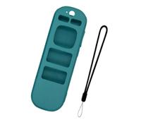 ECMQS Dragonne pour télécommande RC280 Vert foncé | Coque en silicone souple, texture antidérapante, couverture sécurisée, zone du canapé