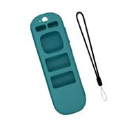 ECMQS Dragonne Support de télécommande Vert foncé | Coque en silicone souple, texture antidérapante, couverture sûre, zone de canapé