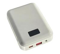 ECMQS Electronics Project Boîtier de batterie pour 3 Flat Top 21700 Blanc | Coque d'alimentation portable avec couvercle coulissant