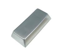 ECMQS Enter Remplacement Keycap 2.25U Construction en alliage de zinc | Bouton argenté doré brillant pour claviers de jeu d'ordinateur avec finition en métal