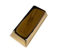 ECMQS Enter Remplacement Keycap 2.25U Construction en alliage de zinc, or | Bouton argenté doré brillant pour claviers de jeu d'ordinateur avec finition en métal