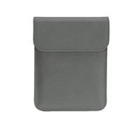 ECMQS Étui pour lecteur électronique quotidien Gris foncé 10,2" | Extérieur brossé, intérieur doux, design profilé soigneusement cousu