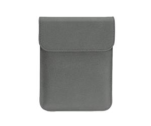 ECMQS Étui pour lecteur électronique quotidien Gris foncé 10,2" | Extérieur brossé, intérieur doux, design profilé soigneusement cousu