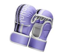 ECMQS Gants de boxe en cuir PU avec rembourrage en mousse, gants de kickboxing avec bandage de poignet réglable pour hommes et femmes, entraînement de sparring, gants de boxe