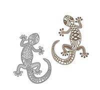 ECMQS Gecko Matrices de découpe pour scrapbooking, papier photo, cartes, artisanat, gaufrage, cadeau d'anniversaire