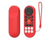 ECMQS Housse en silicone pour télécommande XRT181, rouge | Protection intégrale en silicone, résistante et ergonomique, anti-poussière, absorption des chocs