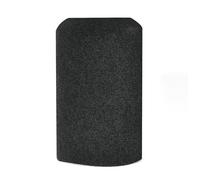 ECMQS Housse lavable pour micros voix claire, noir | Mousse épaisse pour réduire et protéger contre le vent lors des appels - Captures vocales claires pour micros