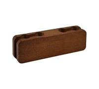 ECMQS Hutao Organiseur de cordon en bois pour multiprises Taille L | Support de câble en bois naturel pour multiprises et prises sans perçage, empêche le désordre des cordons
