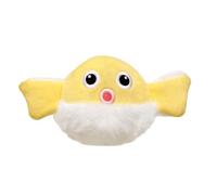 ECMQS Jouet interactif en peluche avec trompette poussin jaune | Compagnon anti-stress rechargeable pour petits chiens et chats, y compris les mouvements légers pour réduire l'ennui