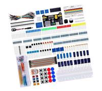 ECMQS Kit de projet de circuit de salle de vec platine | Carte d'alimentation, composants assortis, câbles de câblage, pièces IC pour les expériences débutantes, fabricant