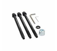 ECMQS Kit d'installation d'entraîneur d'intérieur 12 x 142 mm avec trois | Entretoises en métal, paire d'outils pour un soutien de routine lors du cyclisme à la maison
