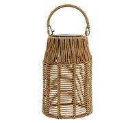 ECMQS Lanterne de jardin décorative en tissu solaire Fourclaw Highbrigh | Placement sans fil avec une atmosphère de terrasse du soir