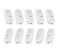 ECMQS Lot de 10 contrôleurs de câble de ventilateur de lampe 16 A 250 V | Disposition du boîtier isolée