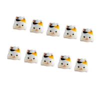 ECMQS Lot de 10 perles Maneki Neko pour elle, B | Maneki Neko Perles à trou vertical pour bracelets, boucles d'oreilles et colliers faits à la main