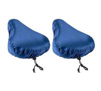 ECMQS Lot de 2 housses de selle imperméables avec cordon de serrage | Protection de coussin de vélo imperméable et lavable en tissu Oxford pour les trajets quotidiens et une utilisation familiale