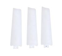ECMQS Lot de 3 pagaies de rechange pour ventilateur de plafond en ABS | Pièces de réparation pour ventilateur de plafond en ABS avec fixation à vis adaptée pour l'intérieur et les tâches