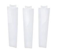 ECMQS Lot de 3 pagaies de rechange pour ventilateur de plafond en ABS | Pièces de réparation pour ventilateur de plafond en ABS avec fixation à vis adaptée pour l'intérieur et les tâches