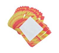 ECMQS Lot de 30 feuilles de papier de placement carrées de 10 cm, vagues | Outils artistiques avec illustrations de fruits colorés pour des œuvres créatives complexes et des motifs détaillés