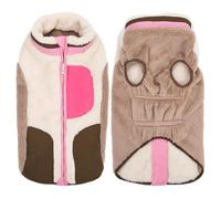 ECMQS Manteau d'hiver pour chien avec fermeture éclair sur le devant, L, D | Construction en polyester pour une protection contre le froid lors du port quotidien
