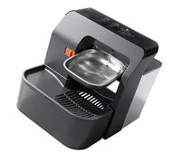 ECMQS Mécanisme d'inclinaison innovant en acier inoxydable noir | Fontaine Distributeur d'eau automatique Grand réservoir Entretien facile Silencieux