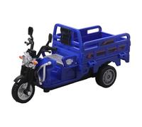 ECMQS Modèle de tricycle à 3 roues fidèle à l'échelle, figurine jouet avec design rétractable, pour jouer créatif et photographier, miniature de collection