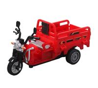 ECMQS Modèle de tricycle à 3 roues fidèle à l'échelle, figurine jouet avec design rétractable, pour jouer créatif et photographier, miniature de collection