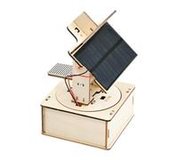 ECMQS Modèle d'expérimentation scientifique solaire avec structure en bois | Observation de bureau et affichage de la salle de classe