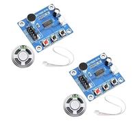 ECMQS Module d'enregistrement vocal ISD1820 avec microphone 0,5 W | Haut-parleur de sortie 0,5 W, broche de commande simple intégrée renforcée pour les projets de circuit électronique