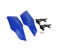 ECMQS Paire de déflecteurs d'air pour guidon avec vis, bleu