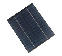 ECMQS Panneau de charge solaire 6 W 12 V pour éclairage LED de jardin | Panneau solaire portable pour la randonnée, le camping, les voyages, très efficace pour caméra de surveillance, électronique