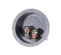 ECMQS Panneau de terminal de haut-parleur professionnel, prisme | Technologie de bornes à ressort avec conducteurs en cuivre pour une installation facile du câble, fermeture rapide