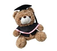 ECMQS Peluche thématique avec casquette, polypropylène sûr, collier, B