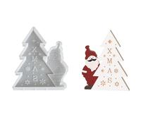 ECMQS Père Noël et arbre consommables en élastomère