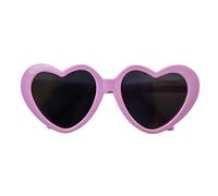 ECMQS Pet Products Lunettes de soleil amusantes en forme de cœur pour petits chiens, chats, photos d'animaux domestiques, outils, accessoires de natation, chien, taille moyenne, grande, protection