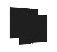 ECMQS Plaque de construction, 264 x 276 mm, surface rugueuse, | Plateforme de lit chauffée laminée à chaud avec base en acier à ressort contre la flexion pour une stabilité thermique et des
