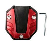 ECMQS Plaque de support avec disposition Outdoor Stop Ready, rouge