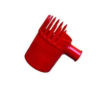 ECMQS Protection des mains | Petit outil à fruits manuel avec corps en polypropylène rouge, ouverture des dents de peigne, aide à la récolte du jardin