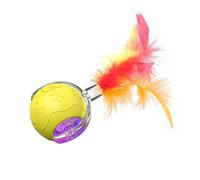 ECMQS Puss Entertainment Sphère avec batterie aléatoire Jaune | Alimentation USB pour une utilisation nocturne à la maison et action silencieuse pour une utilisation silencieuse à la maison
