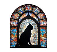 ECMQS Puzzle 3D chaton en bois avec fonction banque de monnaie, A L
