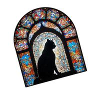 ECMQS Puzzle 3D chaton en bois avec fonction banque de monnaie, B L