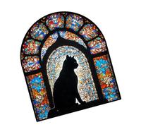 ECMQS Puzzle 3D chaton en bois avec fonction banque de monnaie, B M