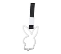 ECMQS Rabbits Racing Sangle de remorquage avec anneaux de traction pour | Crochet en forme de lapin ABS pour collision arrière et remorquage de véhicule