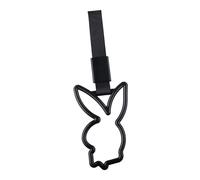 ECMQS Rabbits Racing Sangle de remorquage avec anneaux de traction pour | Crochet en forme de lapin ABS pour collision arrière et remorquage de véhicule
