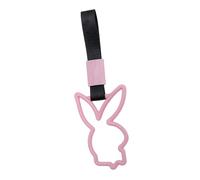 ECMQS Rabbits Racing Sangle de remorquage avec anneaux de traction pour | Crochet en forme de lapin ABS pour collision arrière et remorquage de véhicule